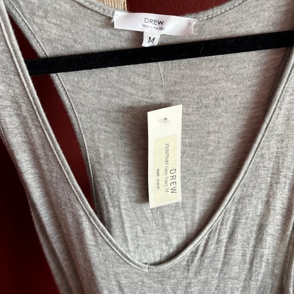 NWT $122 Drew Anthropologie Racerback Tank Romper Shorts MEDIUM - Picture 3 of 10